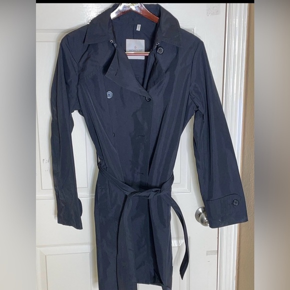 Moncler Jackets & Blazers - Moncler Women’s Trench Coat Black Size 5 Vintage
